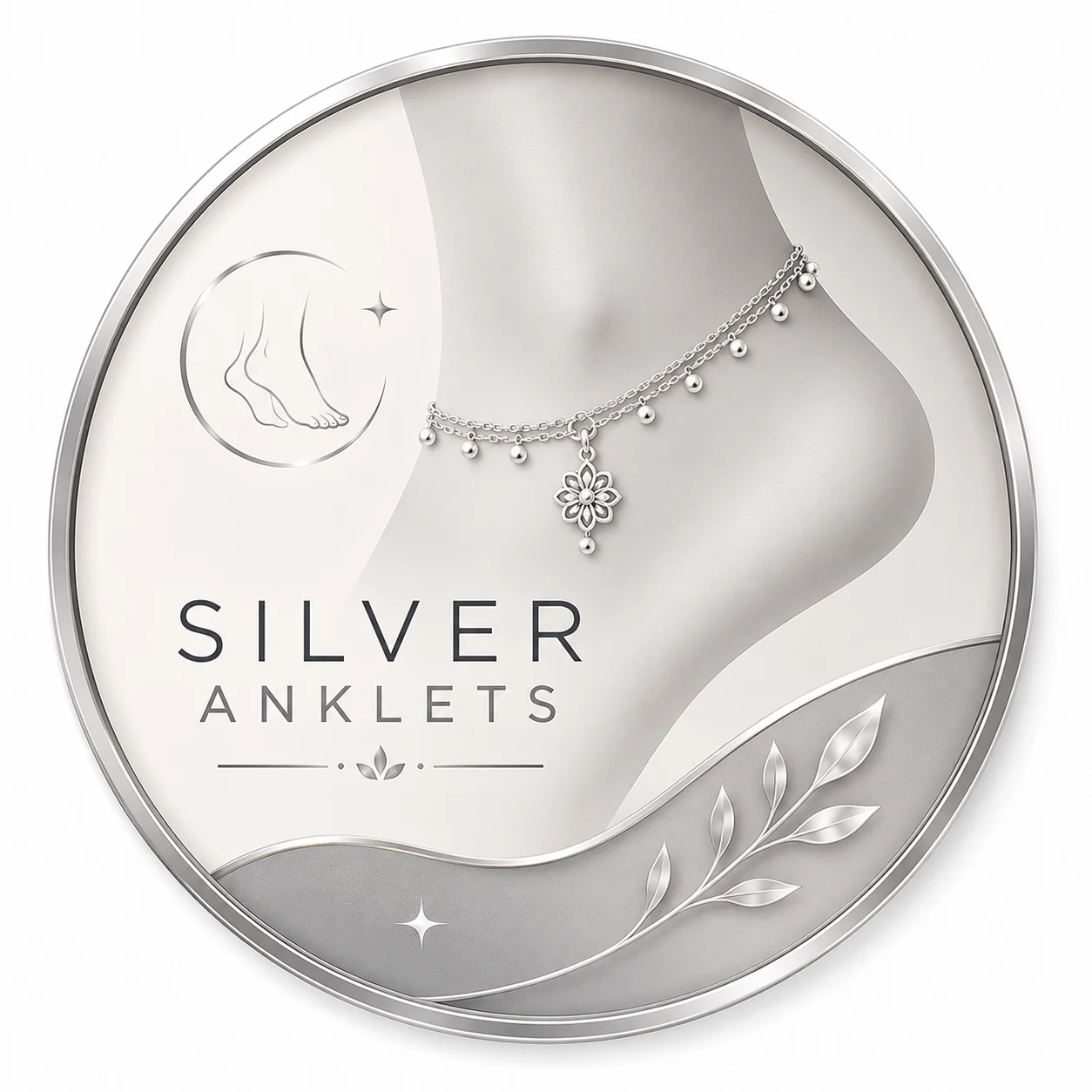 Silver anklet Jewellery Jewellery for Women | Gold Bhandar