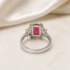 925 Sterling ruby ring 1.3 Jewellery Jewellery for Women | Gold Bhandar